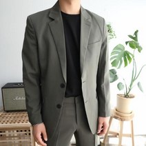 네스티나이스 남자 세미캐쥬얼 슬림핏 정장 수트세트 4size