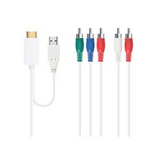 NETmate HDMI to 컴포넌트(YPbPr) 컨버터HDMI 컴포넌트 컨버터 케이블 RCA오디오 3RCA, 본상품