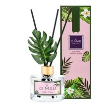 오마르 썸머디퓨져 200ml A(몬스테라)타입 모기기피향, 자스민민트