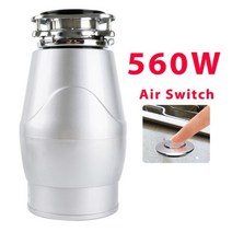 스테인레스 스틸 음식물 쓰레기 처리 분쇄기 560W 잔류물 처리기 주방 음식, CHINA_Air switch 2 | 미국