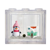 세남자바스켓 펭귄마을 국산 마리모 DIY세트, 아이스+스키펭귄