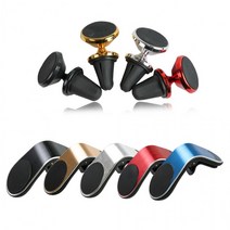 소형 깔끔한 차량용 환풍구 핸드폰거치대 차량용품 자동차용품 자석거치대 송풍구 스마트폰 휴대폰 거치대, 2-송풍구 폰 거치대(원형)