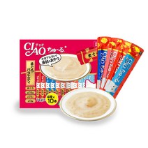 이나바 챠오 츄르 고양이 간식, 가다랑어 버라이어티, 460g, 2개