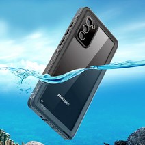 갤럭시S10 5G 하드 방수팩 방수 케이스 IP68 풀커버 컬러 도트