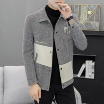 트위드자켓 여성 봄 가을 청 가죽 자켓 정장 노카라 숏 하객룩 남성 코트 격자 무늬