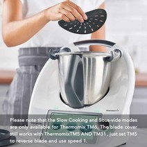 블레이드 커버 써모믹스 Bimby Tm5 Tm6 Tm31 Lidl 무슈 요리 연결 로봇 쿠커 슬로우 쿠킹 및 수비드에 이상, 한개옵션0