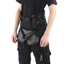 조정 가능한 낚시 배꼽 상단 허리 지원 하네스 낚싯대 전투 벨트 폴 홀더 보트 바다 낚시 허리 벨트 배꼽, 한개옵션0