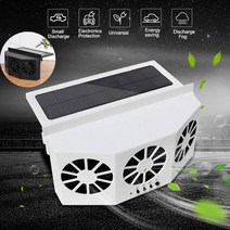 car 냉각 시스템 태양 전지 패널 car window 쿨러 팬 auto air vent 환기 팬 태양열 라디에이터 3 팬 for camper rv caravan, 하얀
