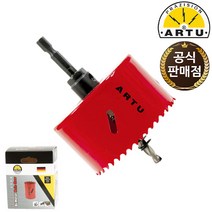 아투 목공용 바이메탈 롱 홀쏘 홀커터 100mm, 1개