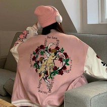 여성 야구 점퍼 항공 자켓 juciy apple bomber woman varsity