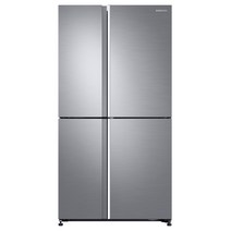 삼성전자 양문형 냉장고 리얼 메탈 방문설치, RH81R9161SL, EZ Clean Steel