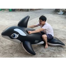 야외 물놀이 튜브 대형 수영장 에어 물총 탱크 바다, 형광등 고래 + 가정용 전동 펌프