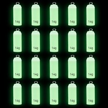 베이트샵 야광봉돌 회전고리 야광추, 20개