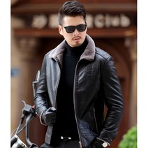 MK1200 천연양가죽 남성 가죽자켓 기모 라이더자켓
