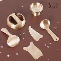 놋마을 방짜 유기 괄사 마사지 마사지기 도구 목욕탕 사우나, 1개, 뿔괄사