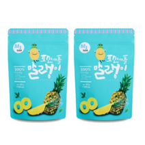 엠제이푸드 파인애플 말랭이 건과일, 40g, 6개