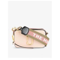 MARC JACOBS 마크 제이콥스 더 스냅샷 레더 크로스-바디 백 뉴 로즈 멀티