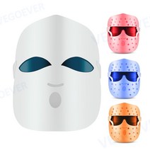 VEGOEVER LED 마스크 USB식 3파장 초경량 LED 마스크 피부 관리 마사지기, 036A-108LED