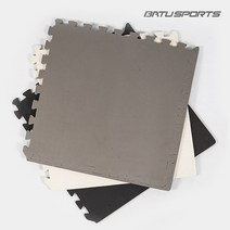 라이프앤샵 바투스포츠 EVA 헬스매트 층간소음 조립식 퍼즐매트/홈트매트/운동매트/필라테스매트/요가매트 12mm, 그레이 4장