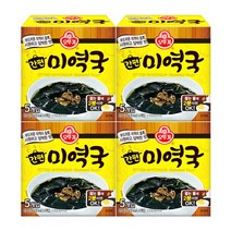 오뚜기 간편 미역국, 47.5g, 4ea
