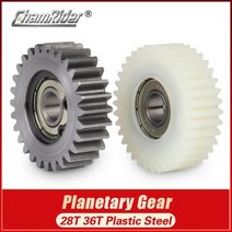 전기 자전거 부대용품 유성 기어 전자 자전거 허브 모터 나일론 스틸 28T 36T XF07, 28T Plastic 3Pcs