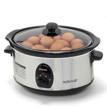 구운계란 만들기 맥반석 슬로우쿠커 계란 굽는기계 멀티쿠커 3.2L, 3.2 L