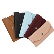 올곧음 용돈지갑 설날 명절 가죽 돈 봉투 고급스러운 상품권 선물지갑 새배돈 세배돈봉투, 블랙