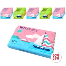 모나리자 여행용 티슈 60매, 25개