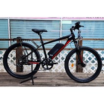 [삼천리자전거 플러스샵] 팬텀 HX 삼천리 2023년 26인치 MTB 전기 자전거 26인치 배달용 출퇴근용 운동용 - 100% 완조립 배송 / 사은품 증정 / 헬멧 증정, 블랙 - 100%완조립 배송