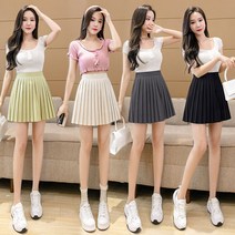 청치마 스커트 화이트 다리가얇아보이는 플리츠 여친선물 치마 빅사이즈 미니 밴딩 고방 레자 체크 패딩 앞트임 항아리 여름 흑 샤스커트 랩