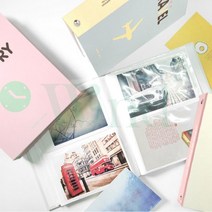 위랜드 포토앨범 160포켓 (4X6) 사진포켓 여행앨범, 핑크