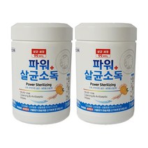 유한그린텍 파워살균소독 180매 x 2개 (원통형) 소독티슈 세정티슈, 유한그린텍 파워살균소독 180매 (원통형)