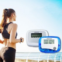삼성만 만보기 클립형 걷기운동 디지털, 1개, 화이트