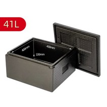 단체도시락보온기 포장용기 대용량 배달 보냉통, 41L블랙단체도시락배달45X40X22cm