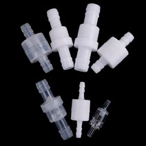 체크밸브 볼 게이트 pvc 배관부속1 pcs 백색 투명도 4/6/8/12mm 플라스틱 편도 인라인 체크 밸브 가스 공기, 07 A7 12mm transparent