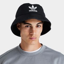 아디다스빵모자 벙거지검흰 트레FO1로고버켓 DHAJ899