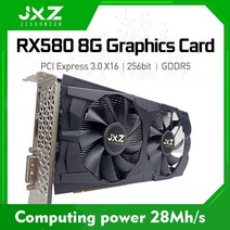 자석 속눈썹 Radeon-RX 580 8GB gddr5 256bit GPU 컴퓨터 게임 그래픽 카드