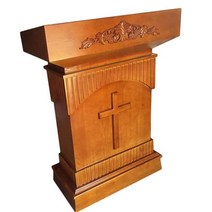 교회연단 신부님 설교 테이블 강대상 설교대 단상, 다크브라운