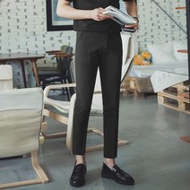 조군샵 스테치 슬림 10부 슬랙스 P3425