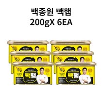 백종원의 빽햄, 빽햄 200g x 6개, 200g, 6개