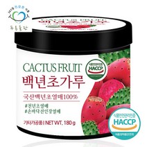 푸른들판 국내산 백년초 분말 180gx1통 선인장 열매 가루 100%, 1개, 180g