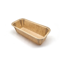 플럼피 종이몰드 사각(대) 크라프트 베이킹몰드, 1개