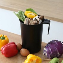 피디엠에스샵_싱글 신혼라이프 위생적인 밀폐형 음식물 쓰레기통 2L+pdms쾍, 아이보리