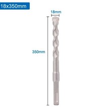 SDS PLUS-해머 드릴 비트 6-25mm 벽돌 콘크리트 구멍 톱 임팩트, 26 18x350mm_01 광장