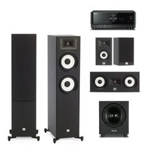 야마하 RX-V6A + JBL Stage A190 5.1채널스피커A120/M-Cube, 5.1스피커(5CH-블랙I우퍼-블랙)