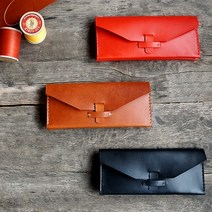 윈드아일랜드 손바느질 아코디언 장지갑 [이태리 베지터블 통가죽]