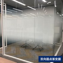 불투명 반투명 안개 유리 시트지 도트 그라데이션 시트 단방향 양방향 사무실 스크럽 유리 필름 반투과 불투명 스티커 패브릭, 04 152x10cm, 05 견본 촬영