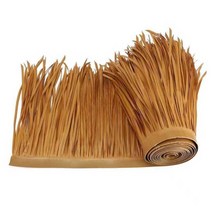 인조 볏짚 오두막 지붕 지푸라기 처마 덮개 100cm, 1000x500mm