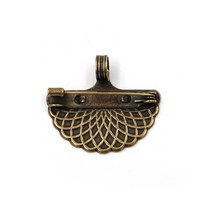 [후야몰]부채꼴 브로치-메달 뒷장식-3.0cm 퀼트 프랑스자수 DIY당일발송, 부채꼴브로치-메달 뒷장식-3.0cm