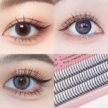라페나 인조 속눈썹 셀프연장 부분 가닥 자연스러운 속눈썹 연장, (A)에이형 믹스9_10_11(mm), 1개